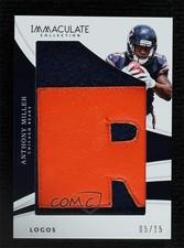 2018 Panini Immaculate Jumbo Logos /15 Anthony Miller #IM-15 Rookie RC