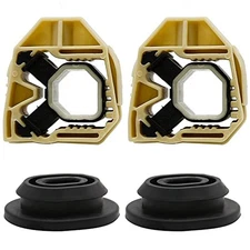 Upper Lower Radiator Mount,4Pack Rubber Radiator Water Tank Support Replaceme...