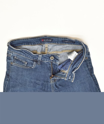 GUESS Womens Skinny Jeans W28 L29 Blue Cotton Classic MZ02 - Picture 3 of 3