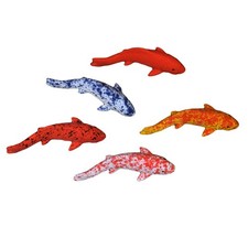 5 Artificial Koi Fish Miniature Goldfish Figurines DIY Tank for Garden Aquarium