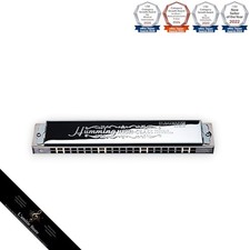 Suzuki SU21W 21Hole Double Tone Harmonica C Key Silver High Quality