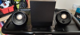 Creative Pebble Plus 2.1 USB Powered Desktop Speakers with Down Firing Subwoofer