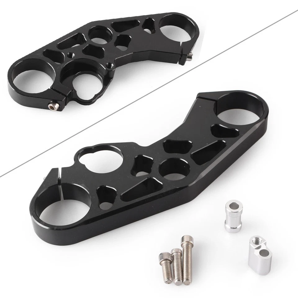 Triple Tree Front End Upper Top Clamp Fits for Suzuki GSXR 1000 K7 Black - Image 3 of 4