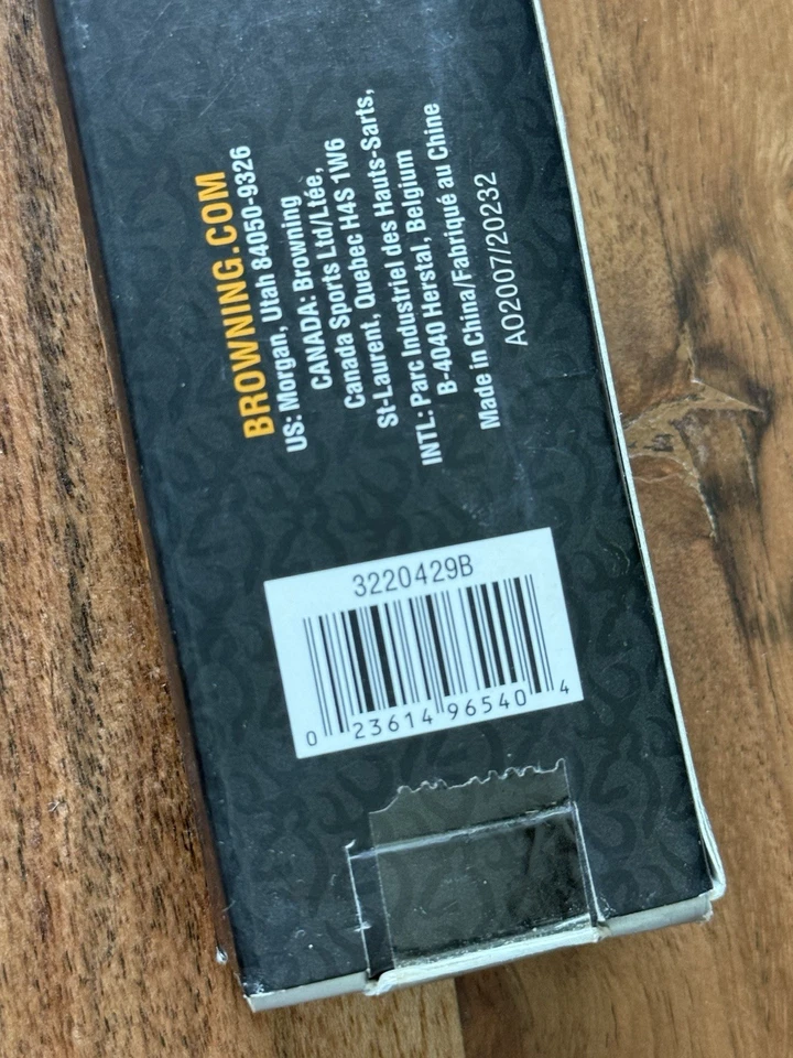 Cuchillos Browning - Modelo 0429B - Inoxidable - Negro - Cuchillo Plegable de Bolsillo Foto 4 de 4