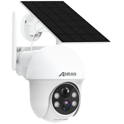 Wireless Security Camera 2K Ultra HD Solar 360° View - IP65 Waterproof, 2-Way