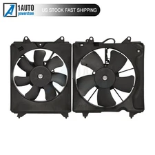 Electric Radiator Condenser Cooling Fan Assembly For 2016-2018 Honda HR-V 1.8L