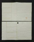 1865 antique CIVIL WAR LETTERS ANNA E BUSHNELL to soldier LEMUEL springville pa