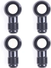 4Pcs 12mm Fuel Banjo Fittings to 6AN Male Flare Adapter Fuel Line Adapter Alumin