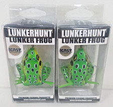 LUNKERHUNT Lunker Frog - LF03 -Leopard ICAST Award Winning Lure NEW Lot of 2