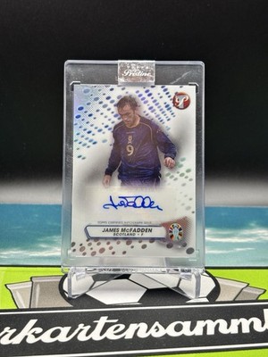 2023 TOPPS Pristine UEFA Euro Soccer Autograph Card James McFadden Scotland