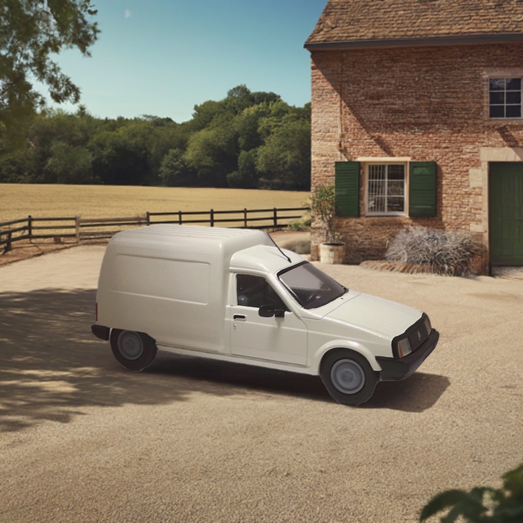 Kit Citroën C15 en résine 1:32 pour diorama de campagne miniature