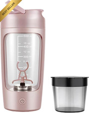 Electric Protein Shaker Bottle Storage Box，650Ml Mixer Bottle, Made with Tritan