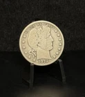 1912 D Barber Silver 50C Half Dollar Coin