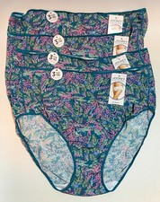 NWT 4 Jockey No Panty Line Promise Hip Brief Panties 1372 Paradise Size 10/3XL