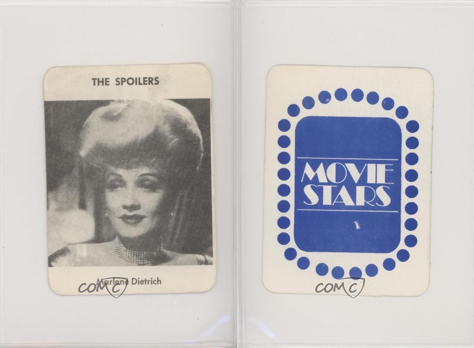1974 Research Games Movie Stars Marlene Dietrich 0a6