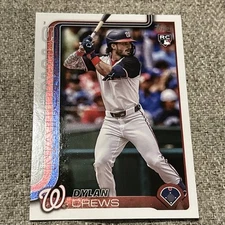 2025 Topps - DYLAN CREWS (RC) - Companion Card - Image Variation SP #CTC-9 Nats