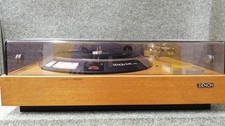DENON DP-3000 Direct Drive Turntable DK-100F Wood Cabinet Vintage Audiophile
