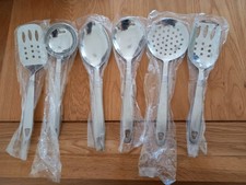 6 Pieces Serving Spoons, Stainless Steel