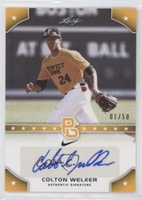 2015 Leaf Perfect Game National Showcase Gold 1/50 Colton Welker Auto 08vx