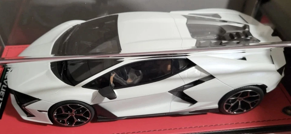 LAMBORGHINI REVUELTO 1/18 BIANCO SIDERALE MATT MR COLLECTION MODELS LAMBO058C - Immagine 4 di 4
