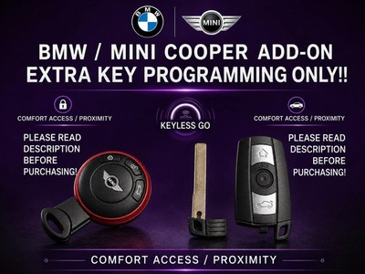 BMW/MINI COOPER KEY PROGRAMMING ''ADD-ON EXTRA KEY ONLY'' PLEASE READ DESCRIPTION