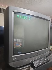 Old 1999 Sony Trinitron KV-20M42 20" CRT Retro Gaming TV LOCAL PICKUP ONLY