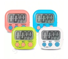 Magnetic LCD Digital Timer Kitchen Cooking Timer Loud Alarm Battery Excluded
