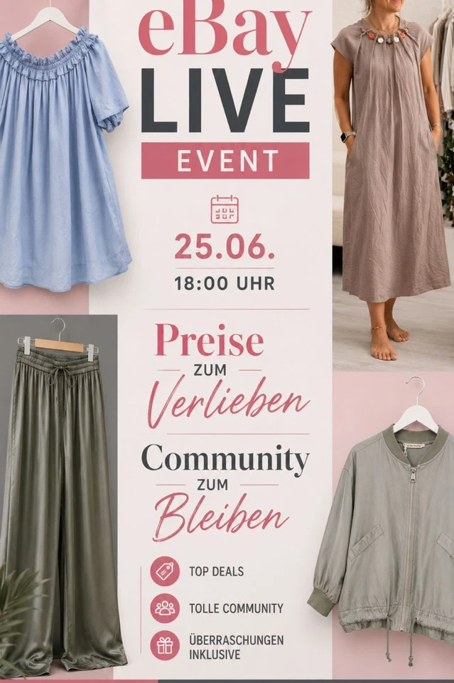 LIVE mit Auktionen - Damen Fashion & Accessoires präsentiert von Wio :-)