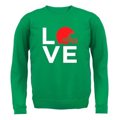 Love American Fußball Helm - Kinder Kapuzenpulli / Pullover - Player Fan Team