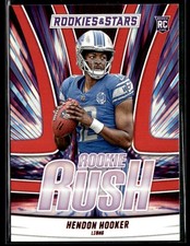 2023 Panini Rookies & Stars #RR-6 Hendon Hooker Rookie Rush Football Card 2601B. rookie card picture