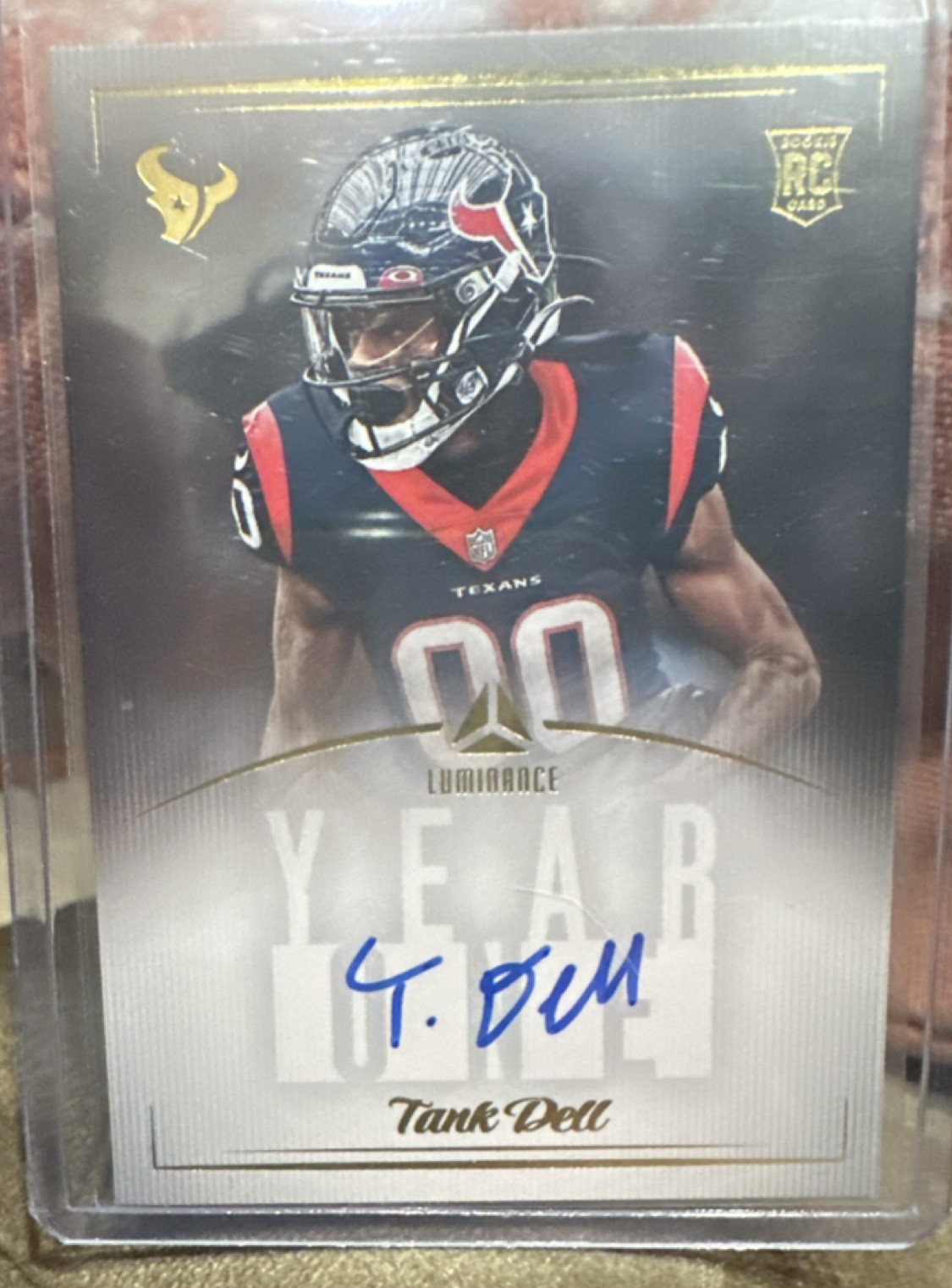 2023 Panini Luminance Year One Rookie Autograph Tank Dell #Y1TAD Texans