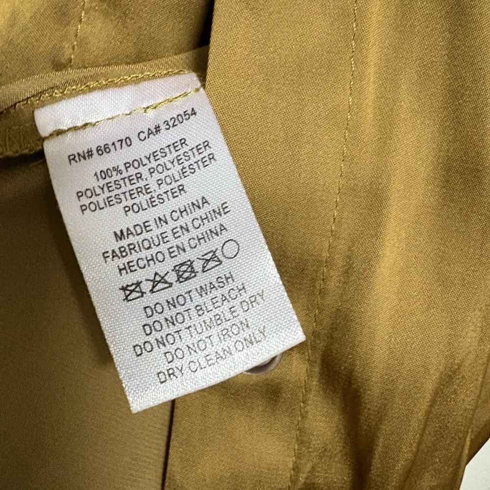 Current Air Metallic Button Down Blouse Career Of… - image 4