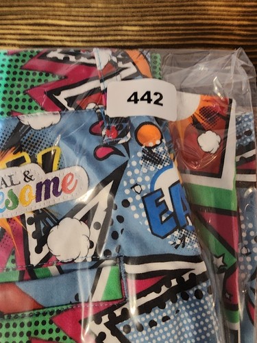 Royal and Awesome Boys Golf Shorts Medium Multicolor Cartoon Comic Birdie Eagle - Picture 8 of 8