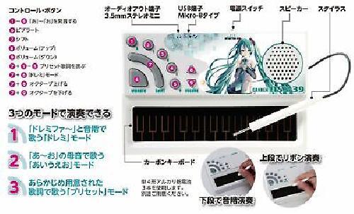 USED POCKET MIKU HATSUNE SINGING KEYBOARD VOCALOID NSX39 YAMAHA