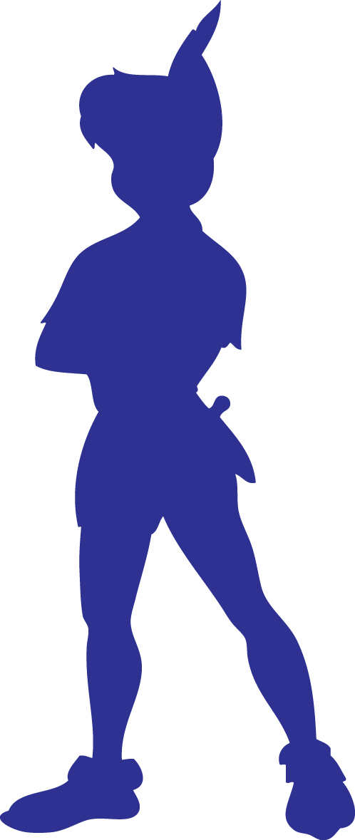 Peter Pan Silhouette Printable