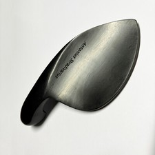 4/4 Violin Chinrest Custom Logo Laser Personal Carving Ebony Wood Chinrest