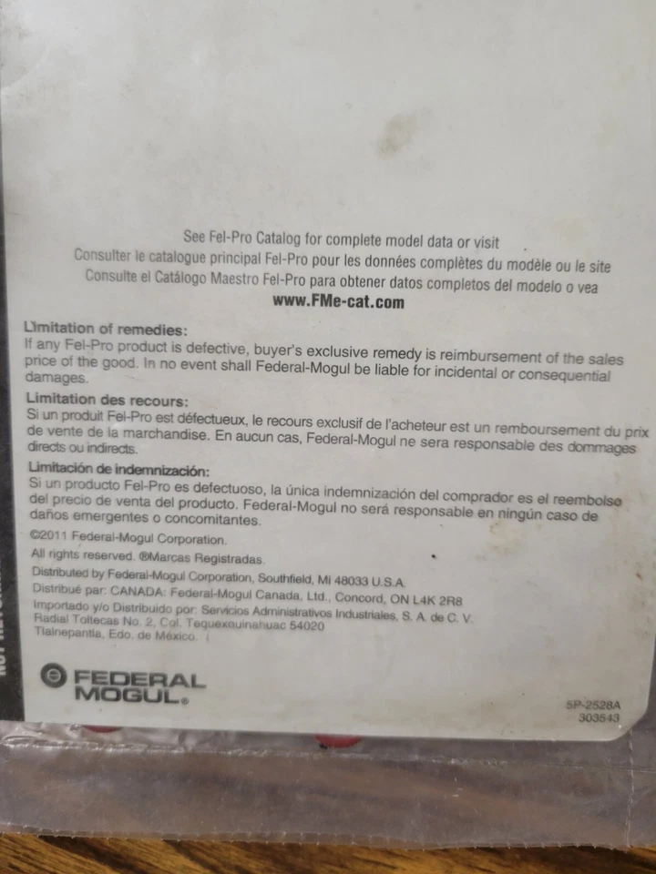 35090 Water Pump Gasket For 91-02 Saturn SC SC1 SC2 SL SL1 SL2 SW1 SW2 - Image 3 of 3