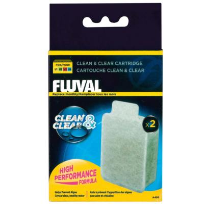 Filterpatrone Clean & Clear 2er - Set, Filtereinsatz für Fluval U - Filter A499