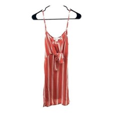 BOG Band of Gypsies NWT Women’s S Small Dusty Coral Sundress Stripes Boho Comfy