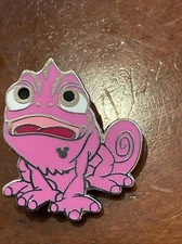 2014 Disney WDW Hidden Mickey Colorful Pascal Pink Pin HM Tangled Repunzel L