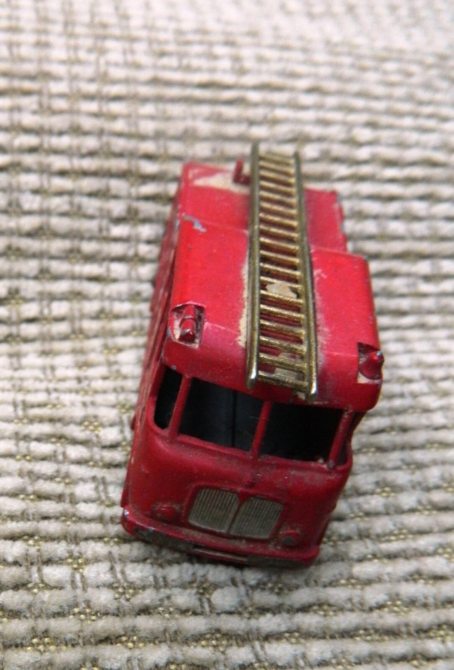 Vintage Hubley & Merryweather Red Fire Truck Diecast & IMPY Fire Engine