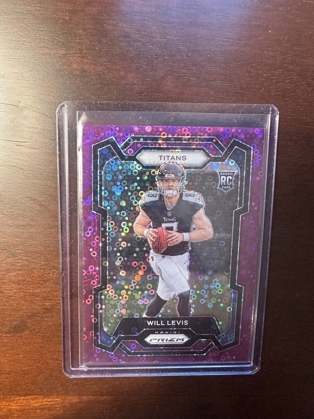 2023 Panini Prizm - Rookies Purple No Huddle Prizm #397 Will Levis /35