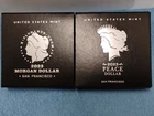 2023 US MINT MORGAN & PEACE PROOF SILVER $s New From MINT In OGP 23XF & 23XL 🎄