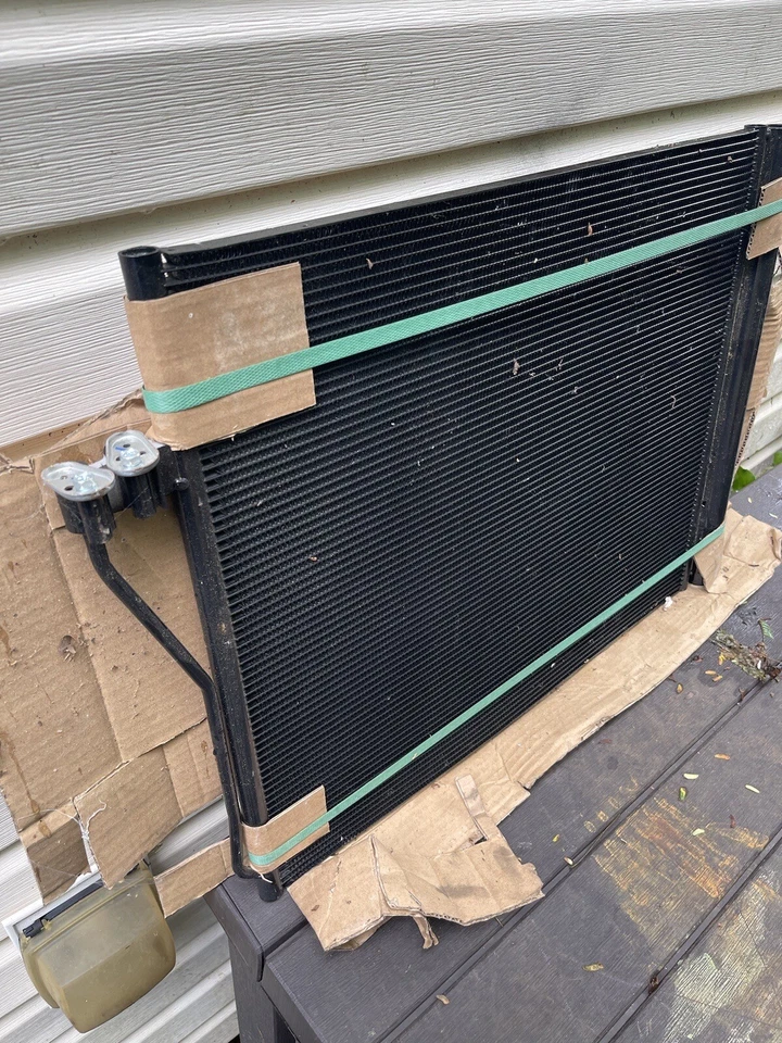 ⭐2009-2015 BMW 750I 750LI AC AIRE ACONDICIONADO CONDENSADOR UNIDAD RADIADOR MONTAJE OEM LOTE2336 Foto 2 de 3