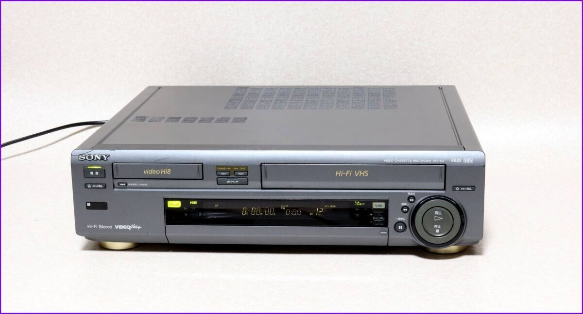SONY WV-H6 Hi8/VHS ビデオデッキ J5 sa) SONY Hi8 WV-H6 Wデッキ VHS