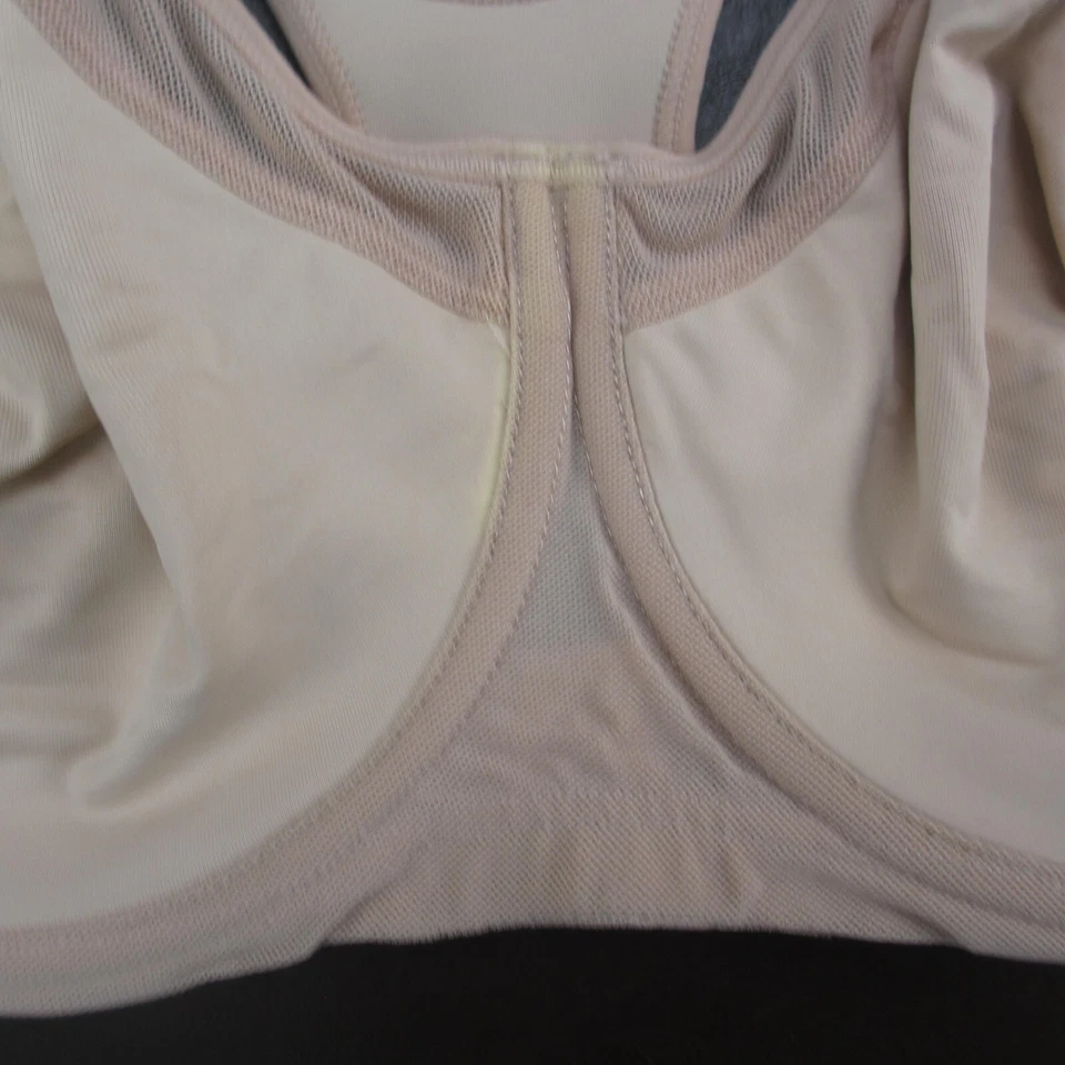 Sujetador Laisla Talla 42D Tostado Encaje Sin Forro Con Aros Cierre Ajustable Espalda Foto 3 de 4