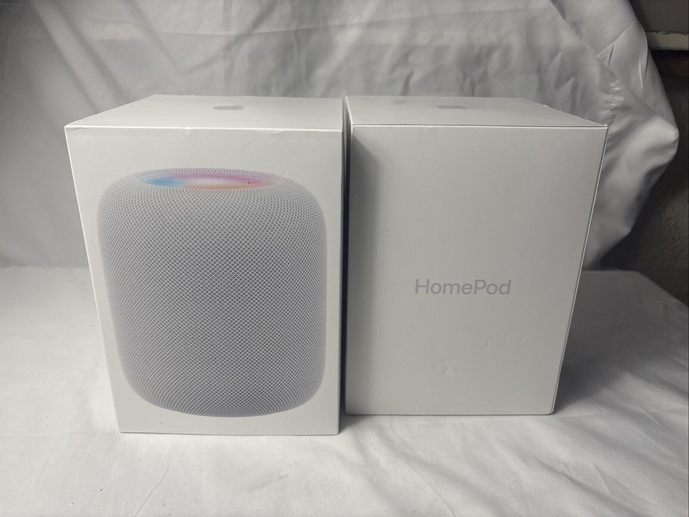 Apple HomePod MQHV2J/A A1639 Smart Speaker Dolby Atmos White Pair Of 2