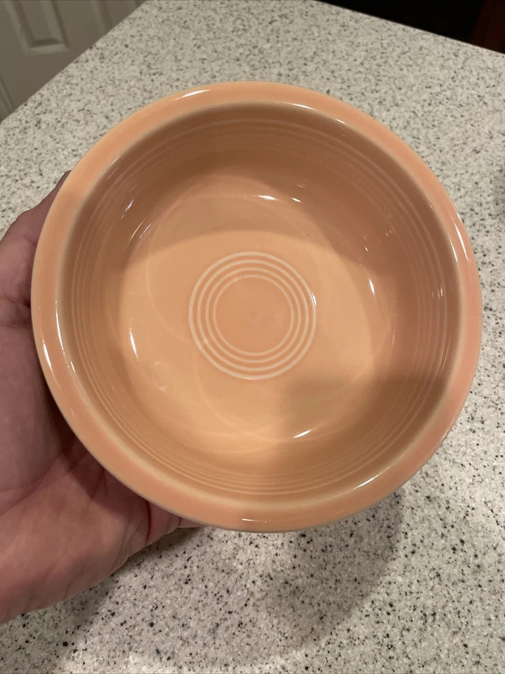 Vintage Fiesta Fiestaware HLC 6 3/4’’ Salad Soup Cereal Bowl Pink - Image 3 of 4