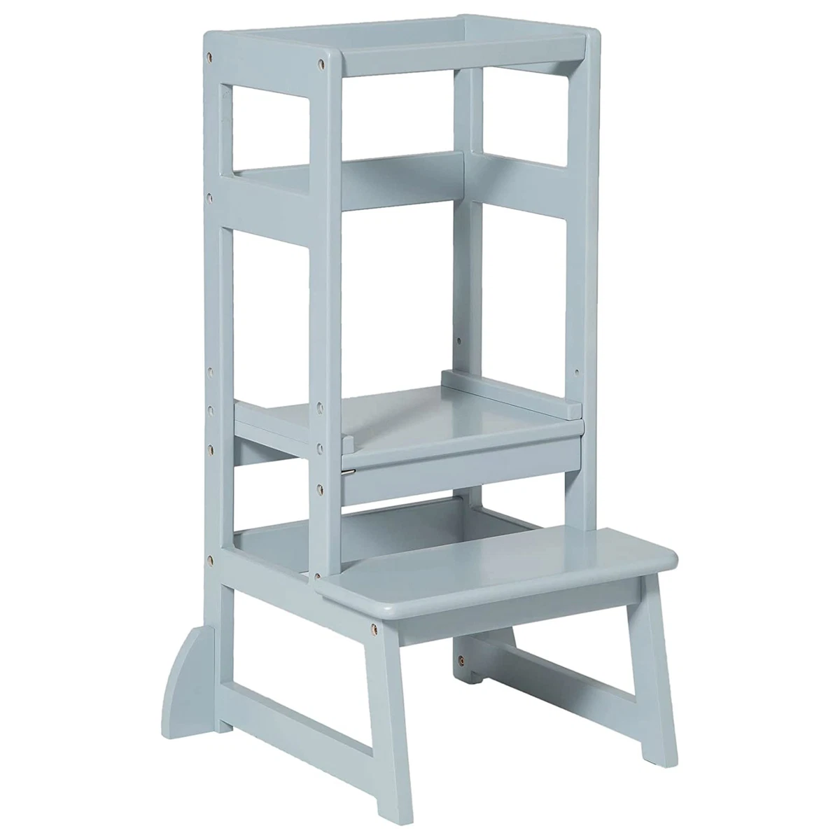Mother s Helper Adjustable Height Kids Kitchen Step Stool Open