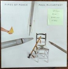 Paul McCartney Pipes of Peace Vinyl Record LP VG+/VG+ PCTC1652301 1983